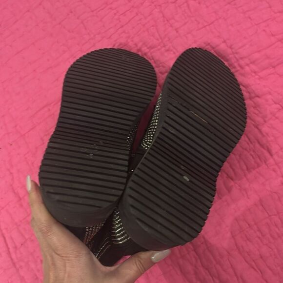 Madden Girl crystal combat boots, US6,5 - Picture 9 of 11